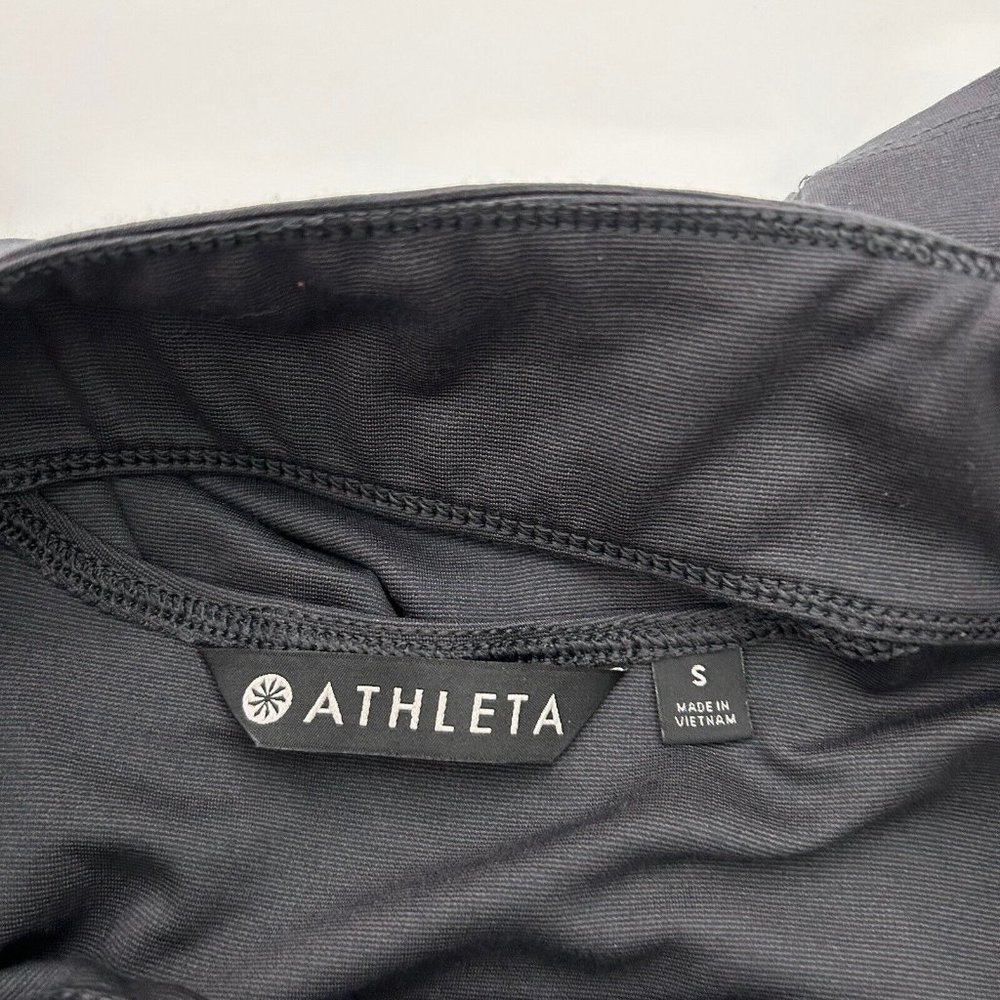 Athleta Deep Breath Bralette Dress Womens Size Small Black Olive - Picture 5 of 11